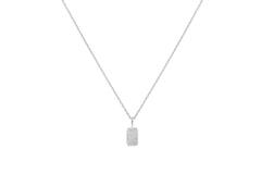  Sunny Sparkler - Colliers met hanger - Zilver / Gerodineerd - Zirkonia - 46-50 cm